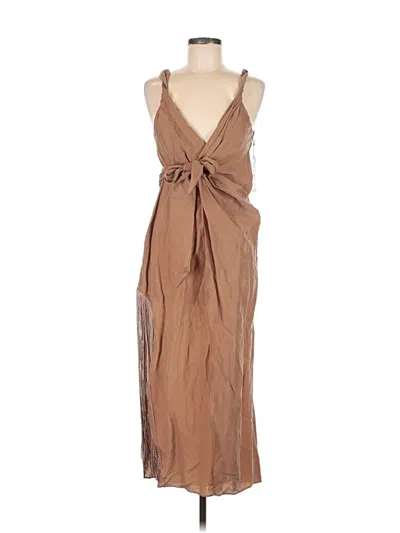 Zara Cocktail Dress In Brown