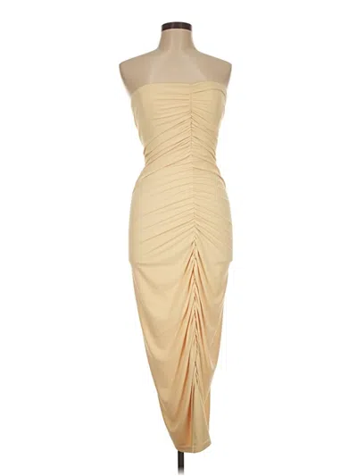 Pre-owned Zara Cocktail Dress In Brown