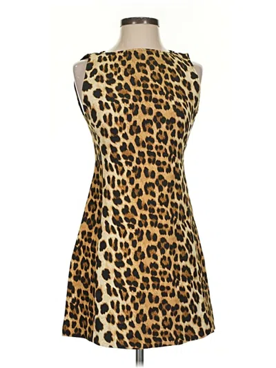 Pre-owned Zara Cocktail Dress In Brown