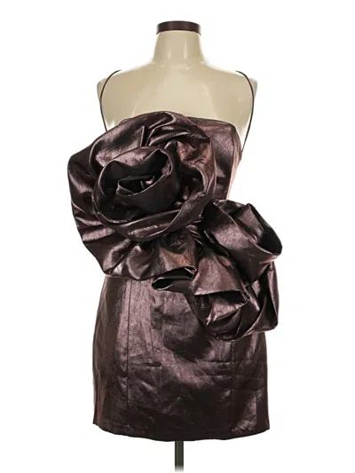 Zara Cocktail Dress In Brown