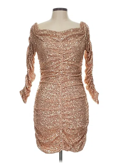 Zara Cocktail Dress In Brown