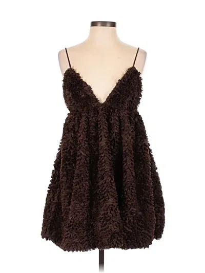 Zara Cocktail Dress In Brown