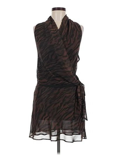 Zara Cocktail Dress In Brown