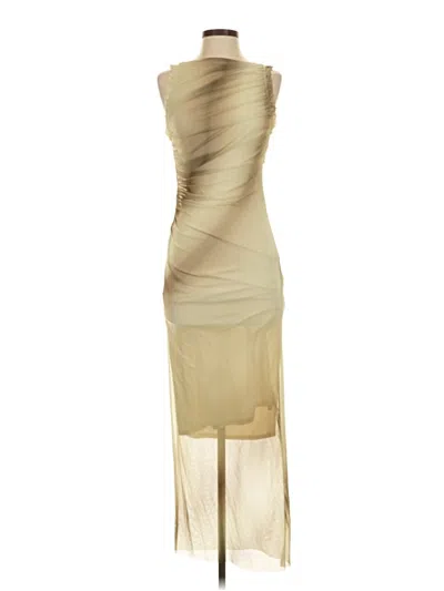 Pre-owned Zara Cocktail Dress In Gold
