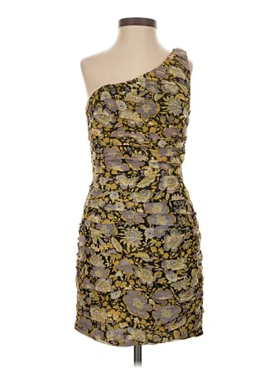 Pre-owned Zara Cocktail Dress In Gold