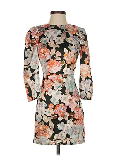 Pre-owned Zara Cocktail Dress In Gray