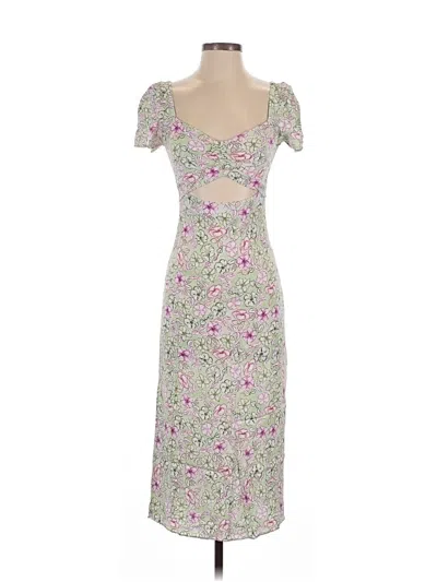 Pre-owned Zara Cocktail Dress In Gray