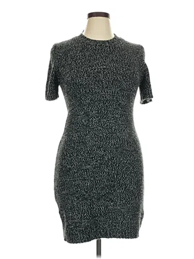 Pre-owned Zara Cocktail Dress In Gray