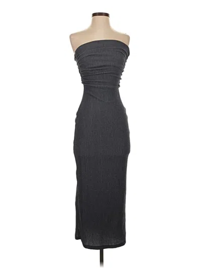 Pre-owned Zara Cocktail Dress In Gray