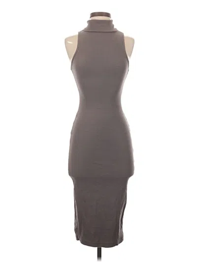 Pre-owned Zara Cocktail Dress In Gray
