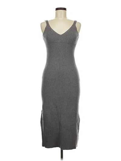 Pre-owned Zara Cocktail Dress In Gray