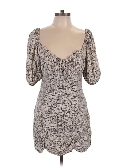 Pre-owned Zara Cocktail Dress In Gray