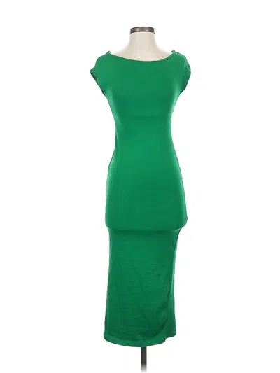 Pre-owned Zara Cocktail Dress In Green
