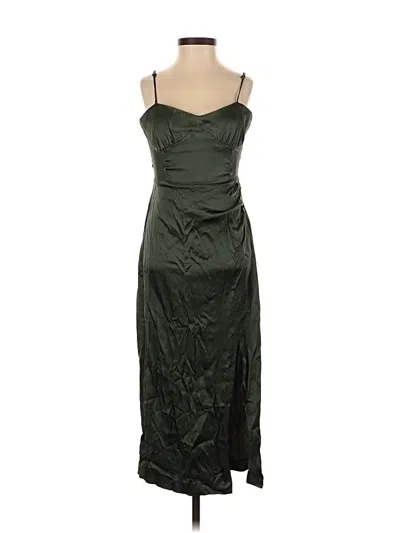 Pre-owned Zara Cocktail Dress In Green