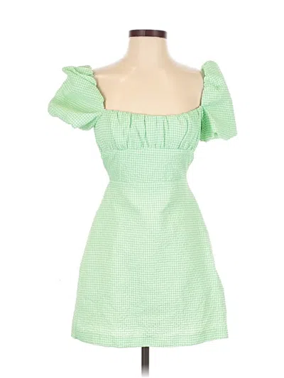 Pre-owned Zara Cocktail Dress In Green