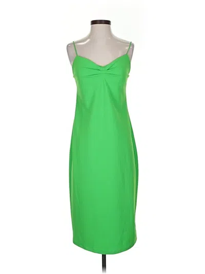 Pre-owned Zara Cocktail Dress In Green