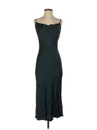 Pre-owned Zara Cocktail Dress In Green