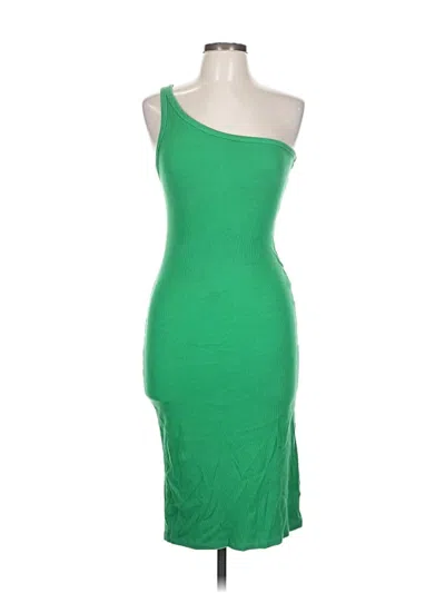 Pre-owned Zara Cocktail Dress In Green