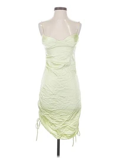 Pre-owned Zara Cocktail Dress In Green