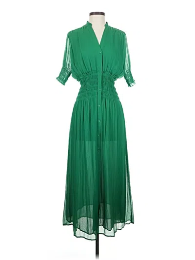 Pre-owned Zara Cocktail Dress In Green