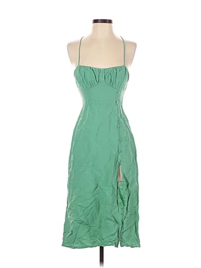 Pre-owned Zara Cocktail Dress In Green