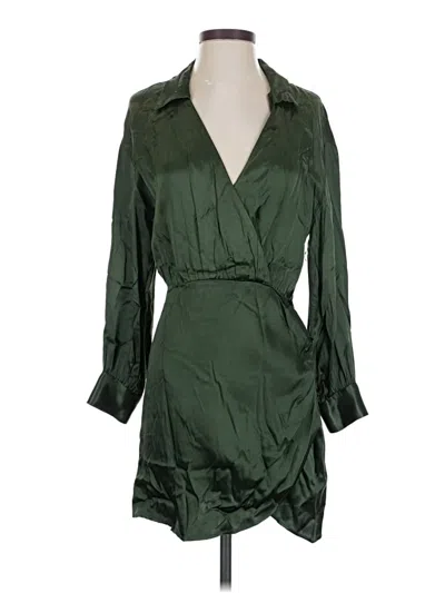 Pre-owned Zara Cocktail Dress In Green