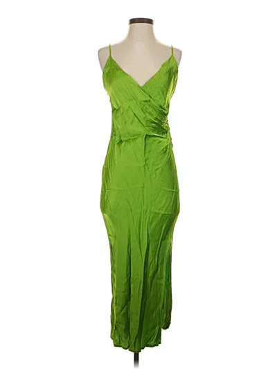 Pre-owned Zara Cocktail Dress In Green