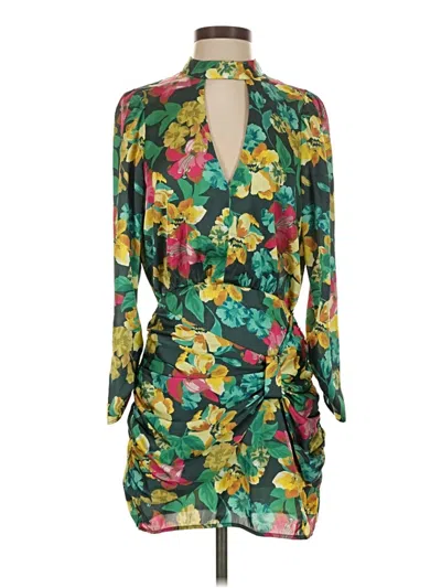 Pre-owned Zara Cocktail Dress In Green