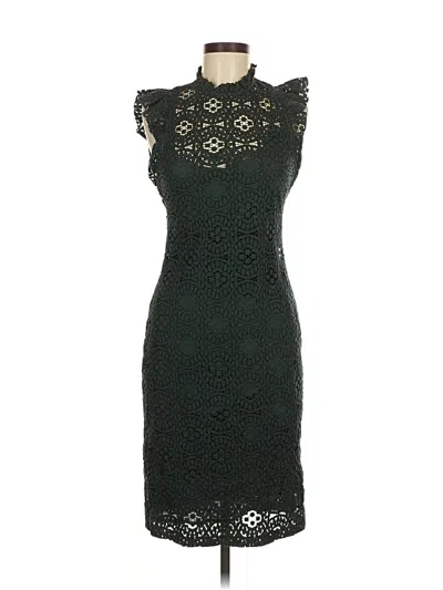 Pre-owned Zara Cocktail Dress In Green