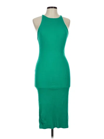 Pre-owned Zara Cocktail Dress In Green