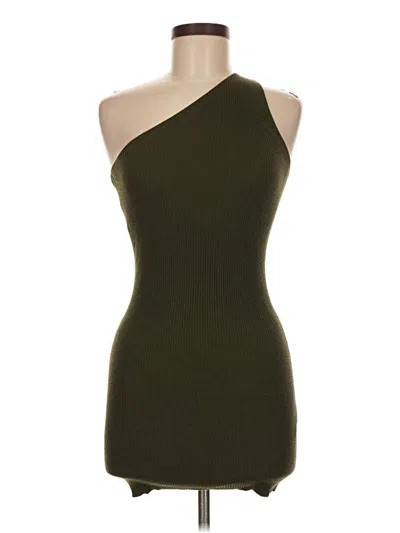 Pre-owned Zara Cocktail Dress In Green