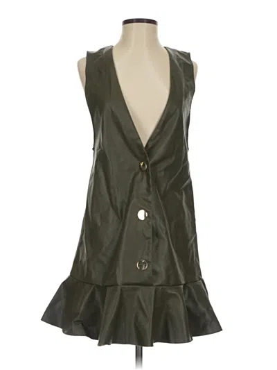 Pre-owned Zara Cocktail Dress In Green