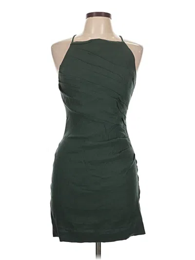 Pre-owned Zara Cocktail Dress In Green