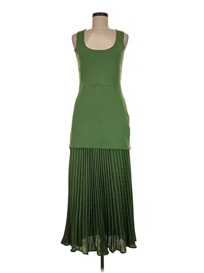 Pre-owned Zara Cocktail Dress In Green