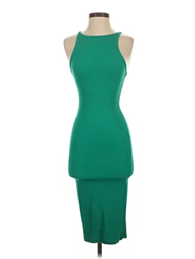 Pre-owned Zara Cocktail Dress In Green