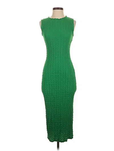 Pre-owned Zara Cocktail Dress In Green