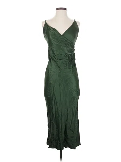 Pre-owned Zara Cocktail Dress In Green