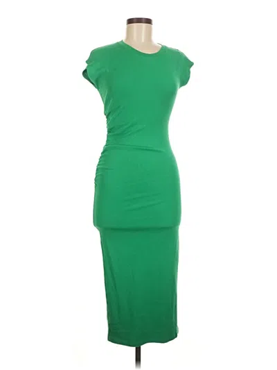 Pre-owned Zara Cocktail Dress In Green