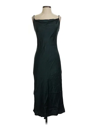 Pre-owned Zara Cocktail Dress In Green