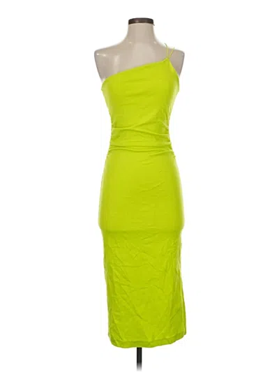 Pre-owned Zara Cocktail Dress In Green