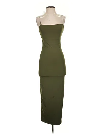Pre-owned Zara Cocktail Dress In Green