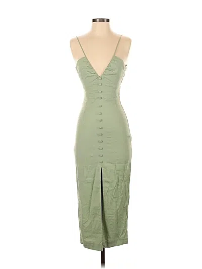 Pre-owned Zara Cocktail Dress In Green