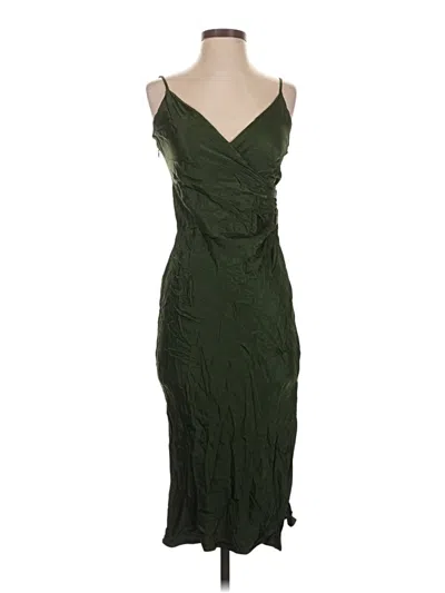 Pre-owned Zara Cocktail Dress In Green