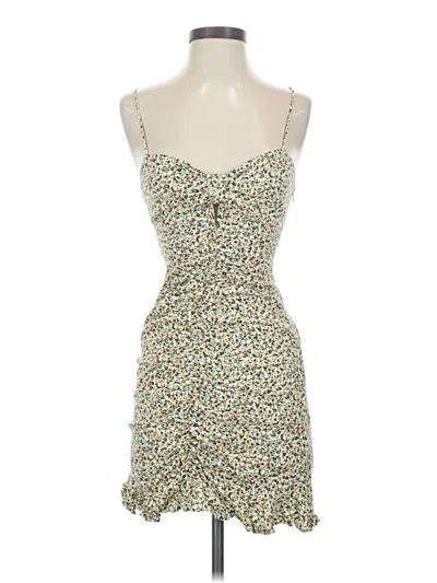 Pre-owned Zara Cocktail Dress In Green