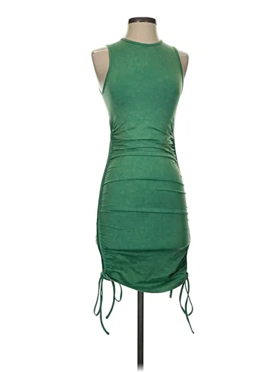 Pre-owned Zara Cocktail Dress In Green