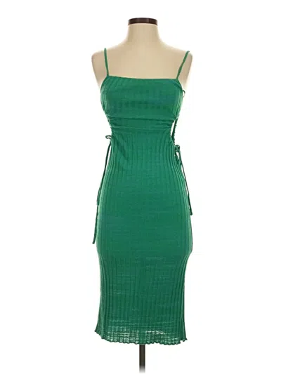Pre-owned Zara Cocktail Dress In Green