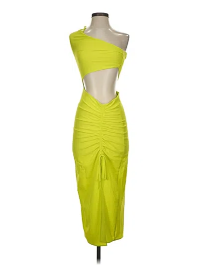 Pre-owned Zara Cocktail Dress In Green