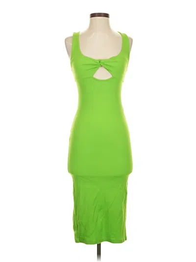 Pre-owned Zara Cocktail Dress In Green