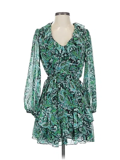 Pre-owned Zara Cocktail Dress In Green