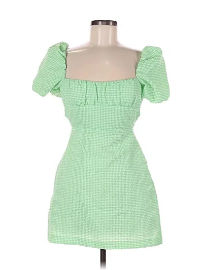 Pre-owned Zara Cocktail Dress In Green